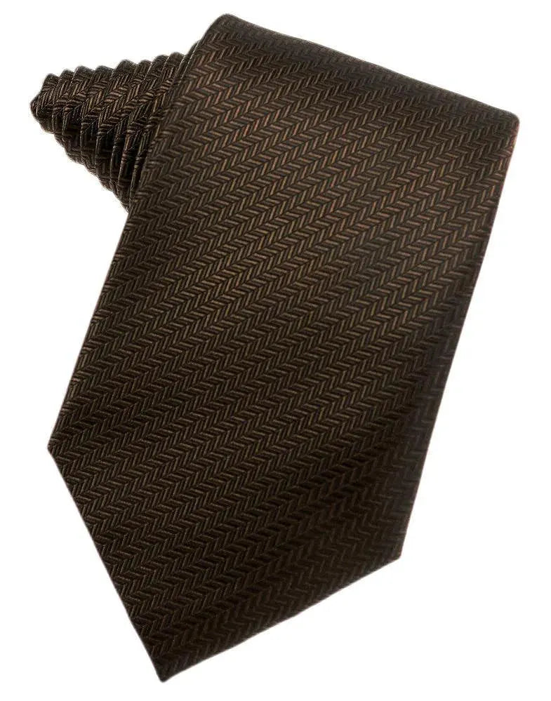 Men's Necktie Self Tie Herringbone Poly Woven Assorted Colors by Tux-USA