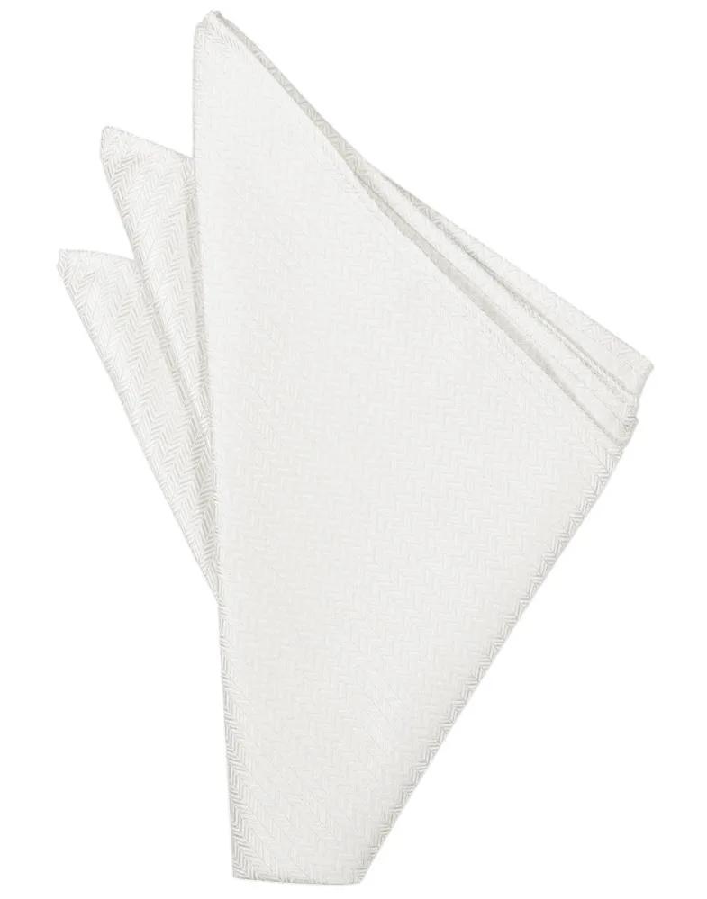 Herringbone Pocket Square by Tux-USA