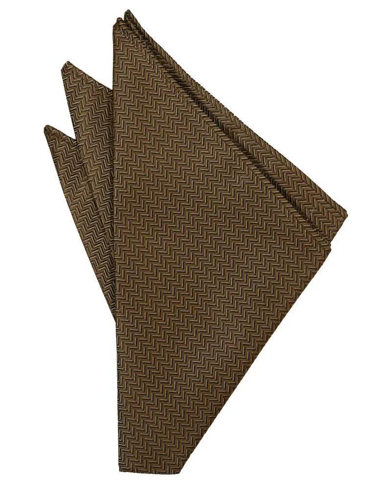 Herringbone Pocket Square by Tux-USA