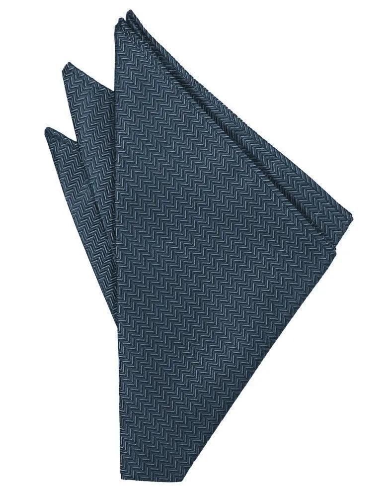 Herringbone Pocket Square by Tux-USA