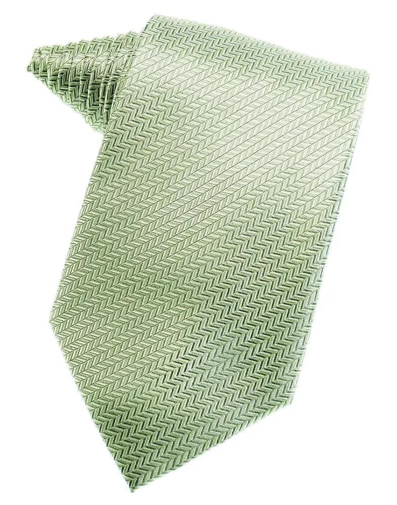 Men's Necktie Self Tie Herringbone Poly Woven Assorted Colors by Tux-USA