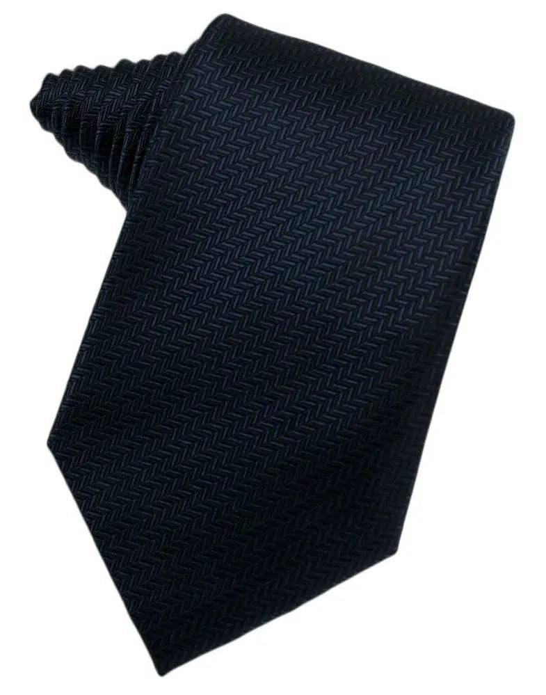 Men's Necktie Self Tie Herringbone Poly Woven Assorted Colors by Tux-USA