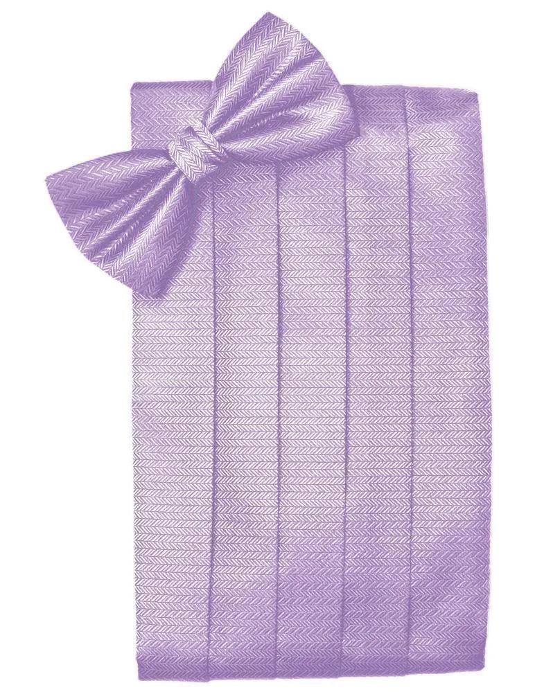 Set Herringbone Cummerbund & Bow Tie by Tux-USA