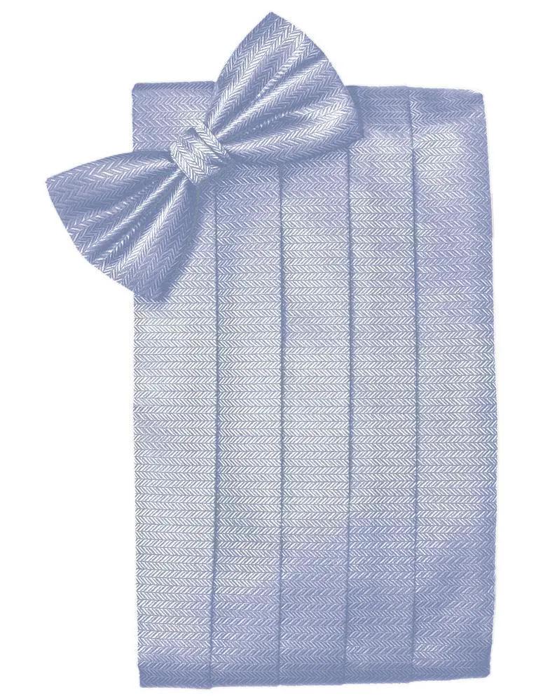 Set Herringbone Cummerbund & Bow Tie by Tux-USA