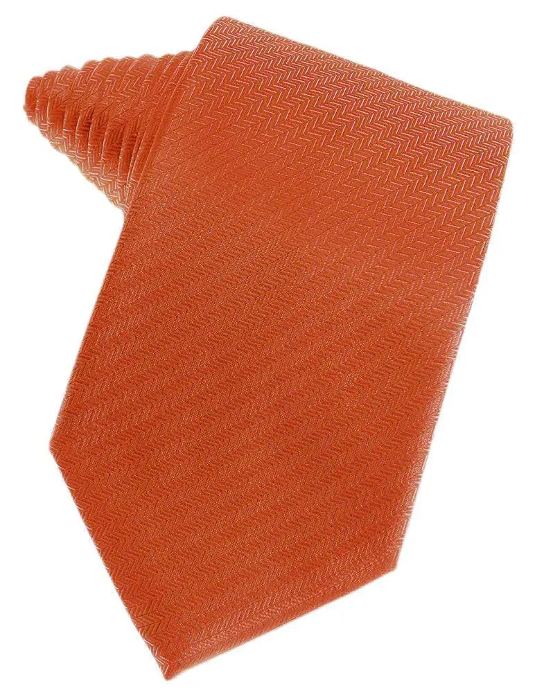 Men's Necktie Self Tie Herringbone Poly Woven Assorted Colors by Tux-USA