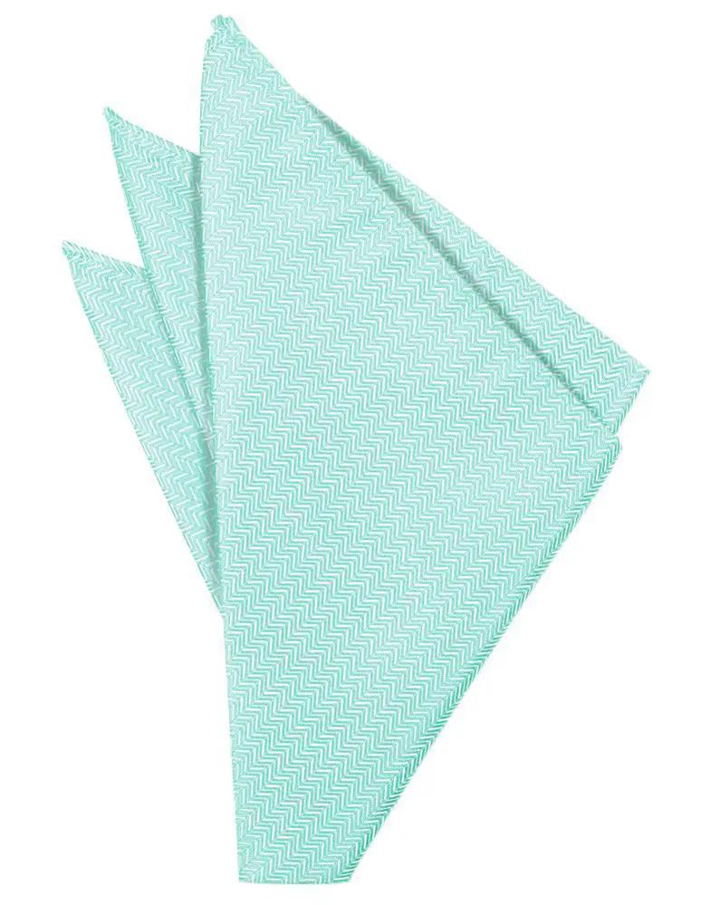 Herringbone Pocket Square by Tux-USA