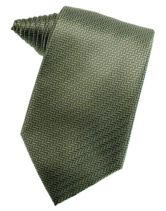 Men's Necktie Self Tie Herringbone Poly Woven Assorted Colors by Tux-USA