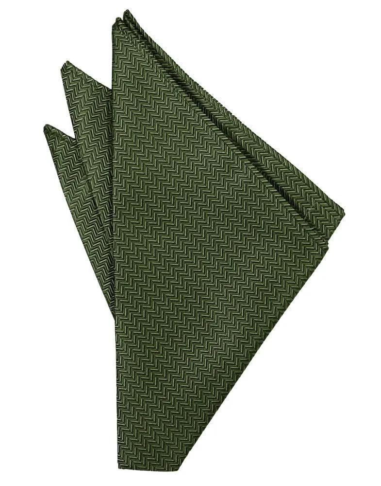 Herringbone Pocket Square by Tux-USA