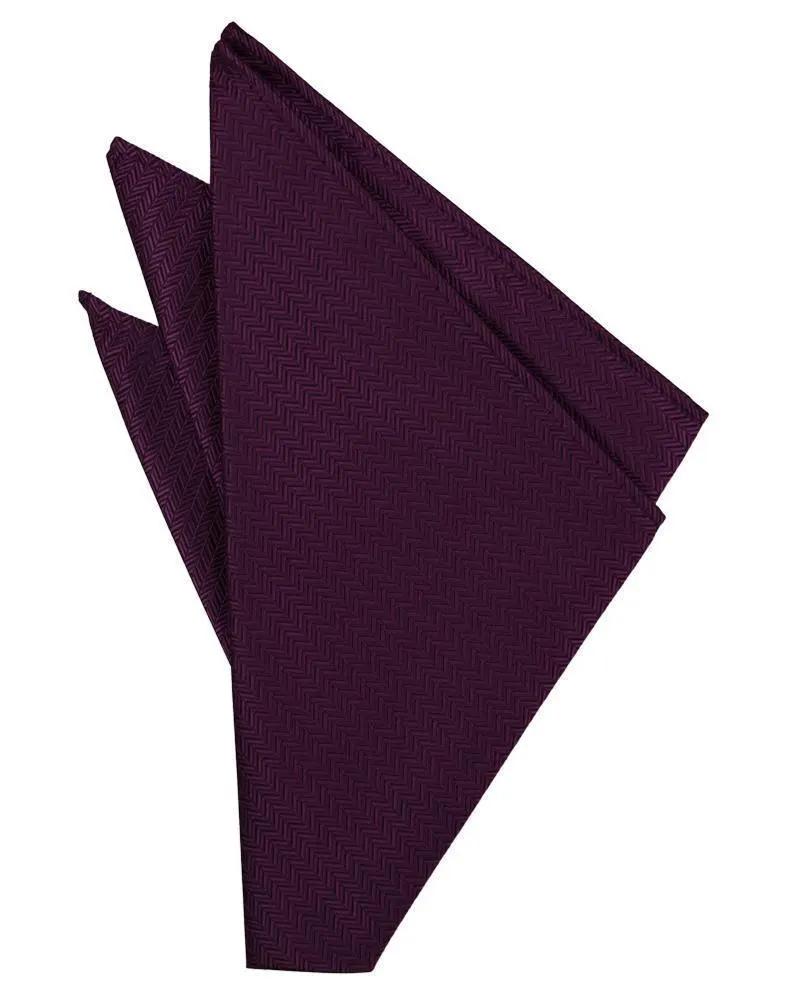Herringbone Pocket Square by Tux-USA