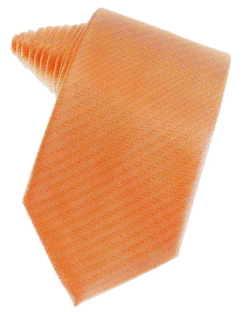 Men's Necktie Self Tie Herringbone Poly Woven Assorted Colors by Tux-USA