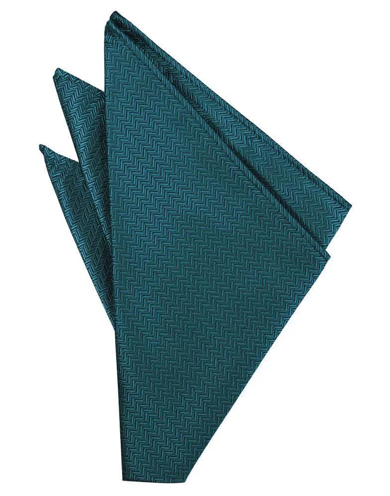 Herringbone Pocket Square by Tux-USA