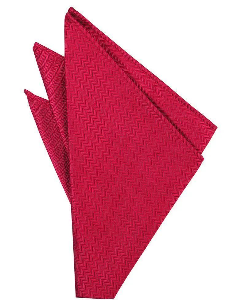 Herringbone Pocket Square by Tux-USA