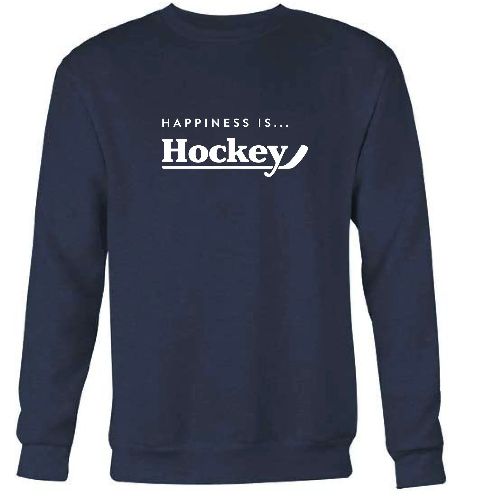 Men's Hockey Crew Sweatshirt, True Navy by Hockey Collection