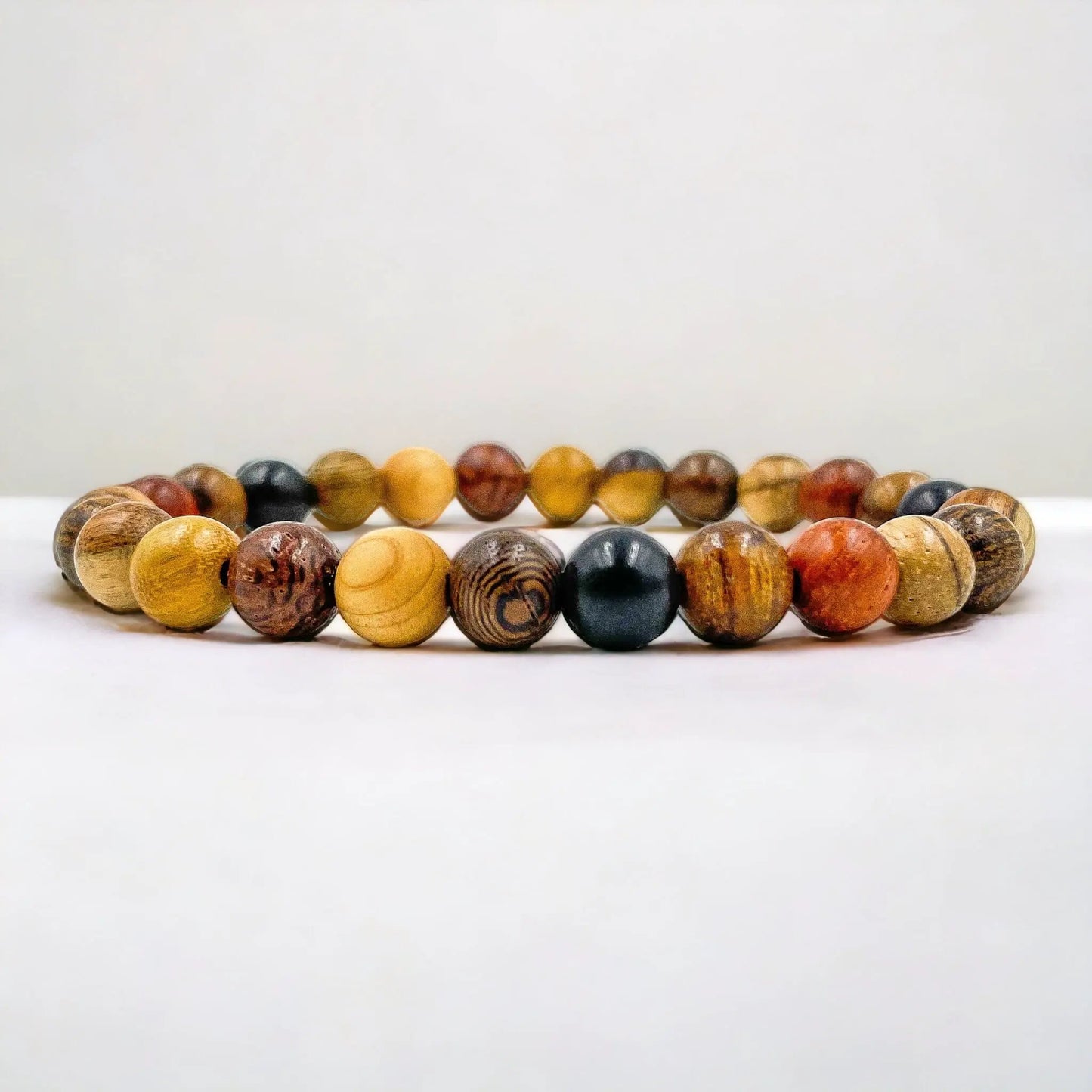 Union - All Mixed Up Wood Mala Beaded Bracelet by Everwood Original