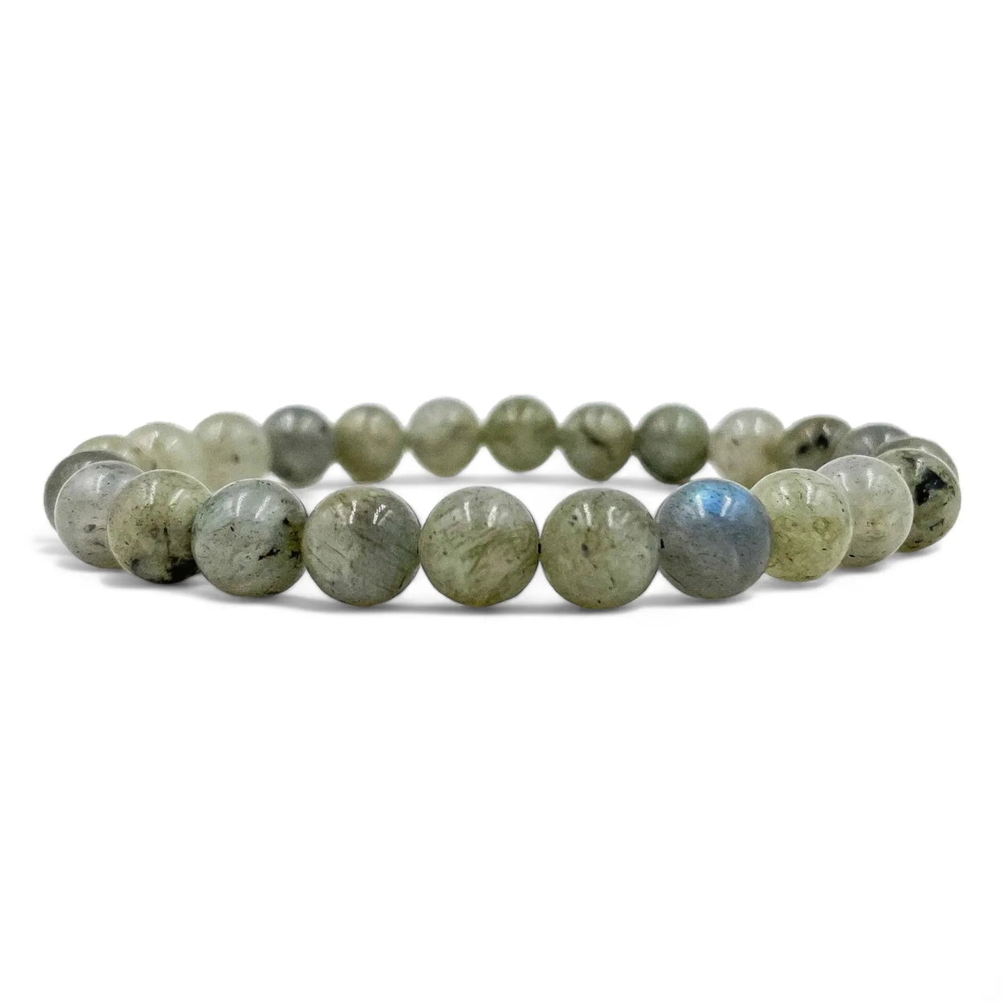 Union - Labradorite Gemstone Beaded Bracelet by Everwood Original