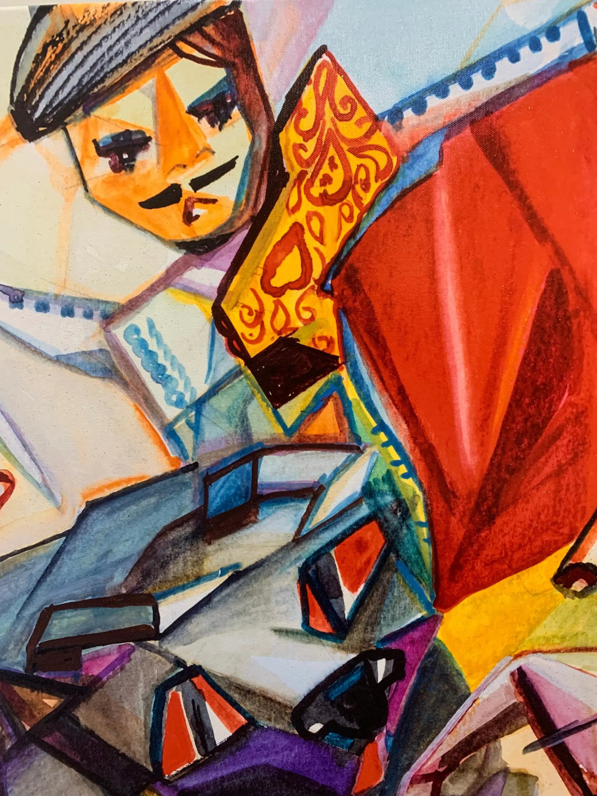 Picasso I - Fine Art Canvas-Artwork print-RGB varnish by Gtaart.ca