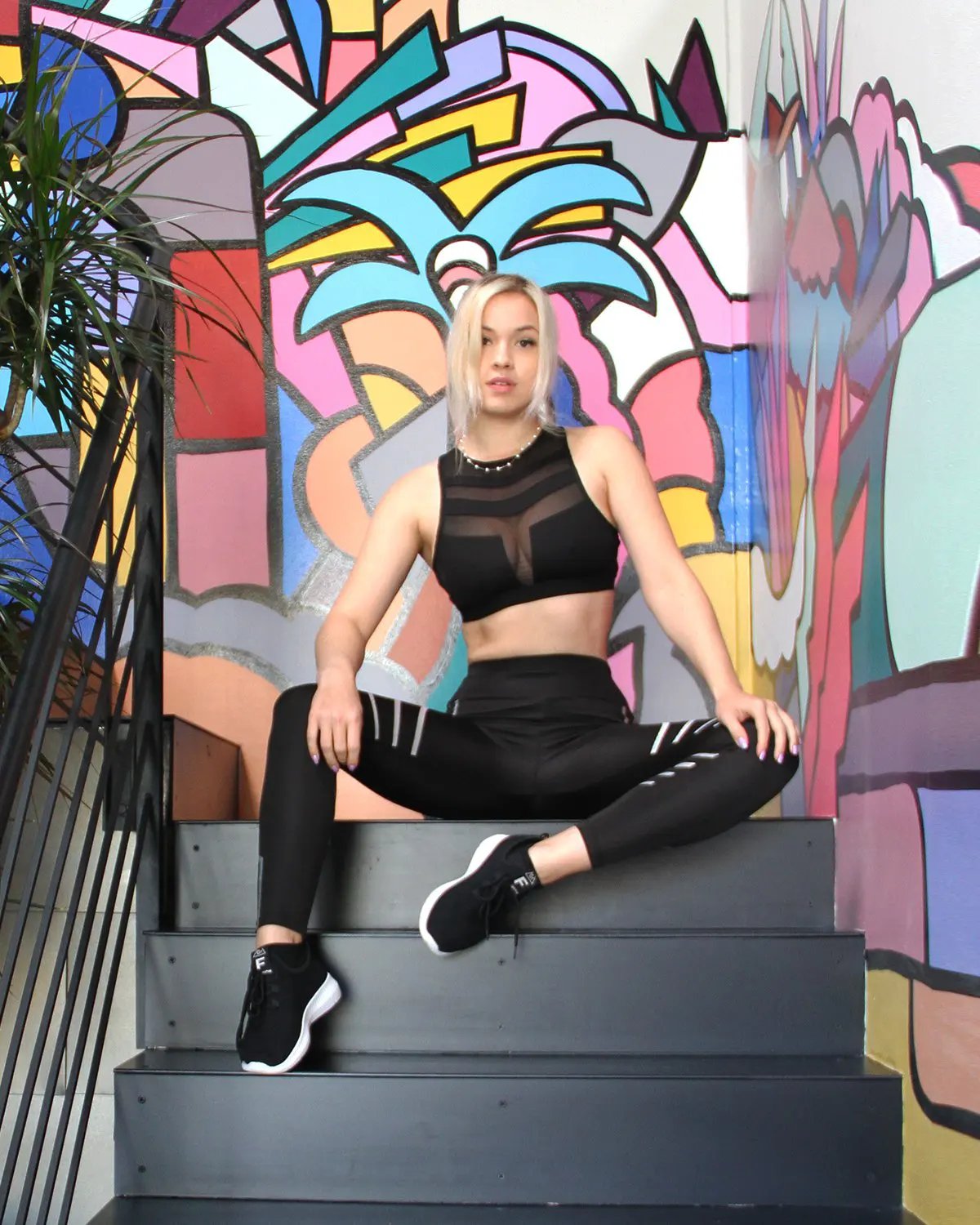 Laguna Leggings - Black by Savoy Active