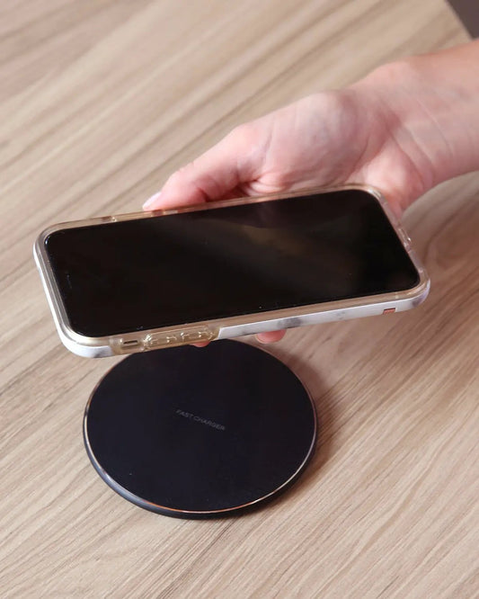 Fast Charging Wireless Phone Charger - Black by Savoy Active