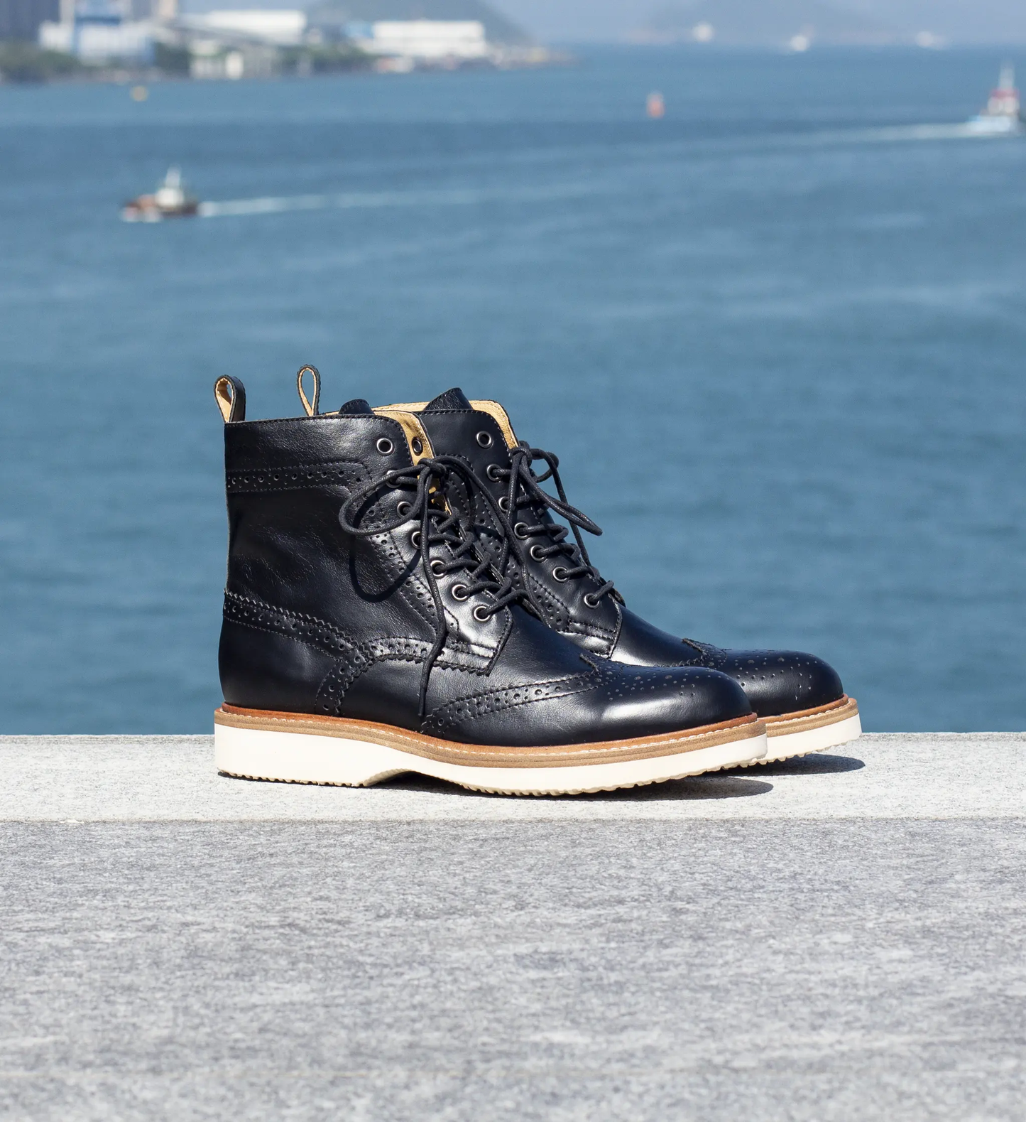 Men's Leather Oxford Boots by PRODUIT PARFAIT
