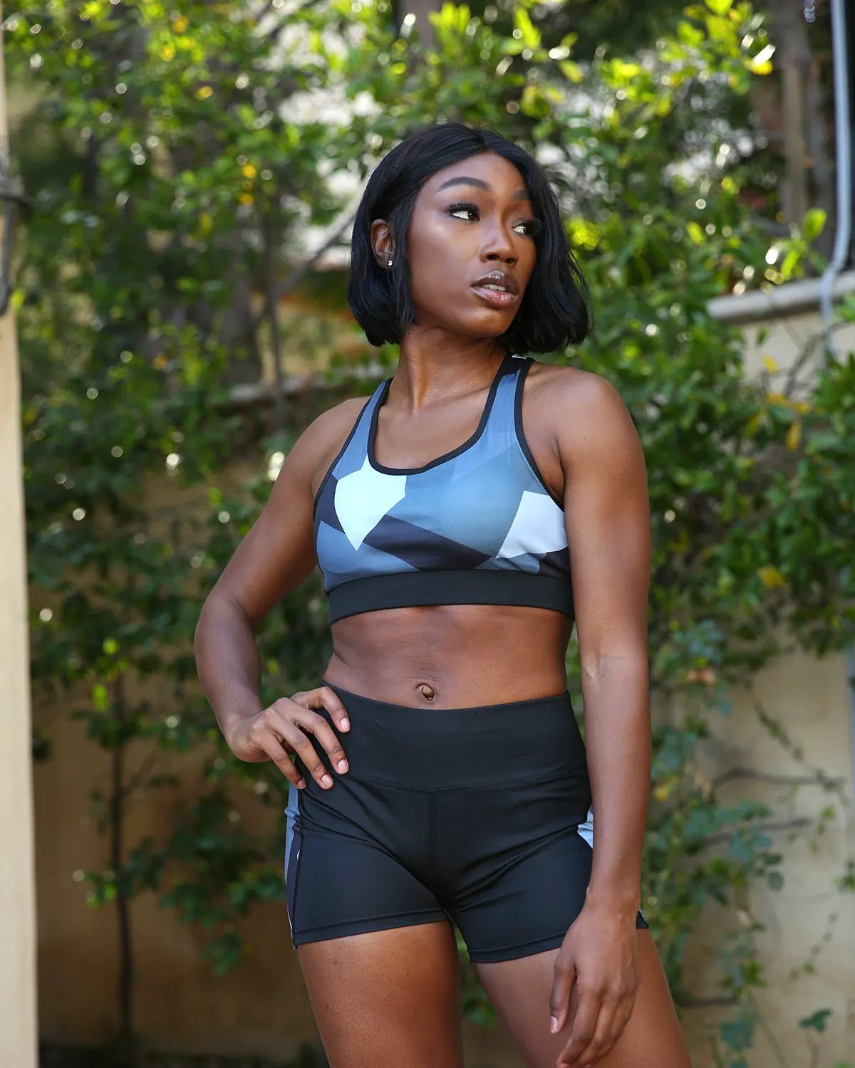Bondi Shorts - Black/Grey by Savoy Active