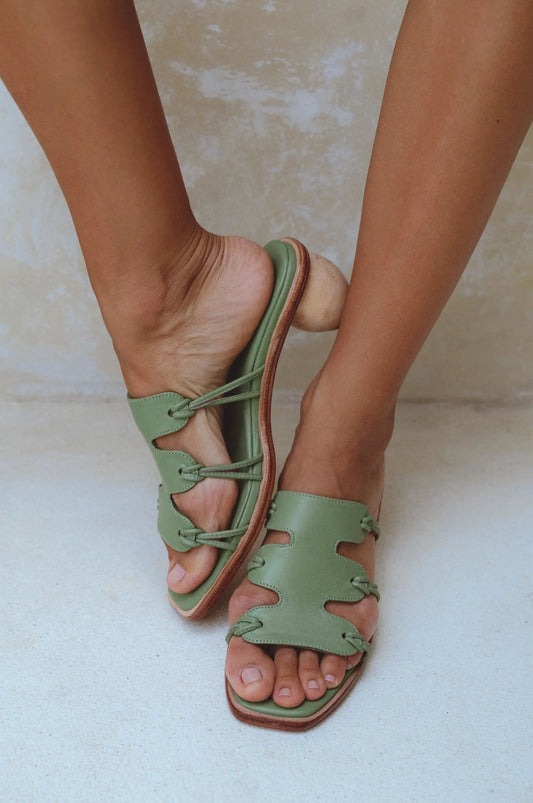Ibiza Round Heel Mules by ELF