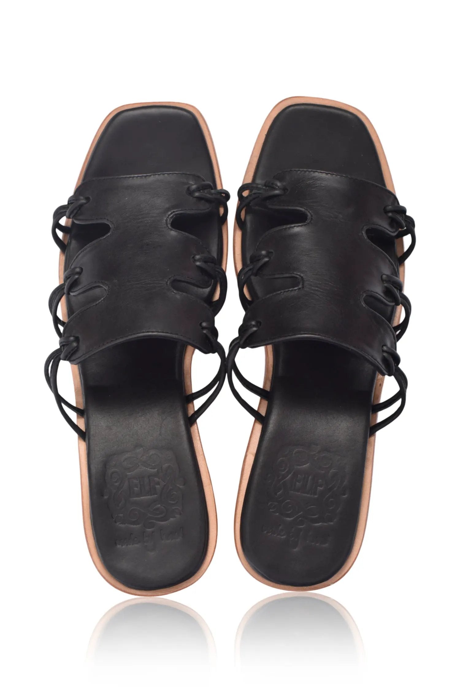 Ibiza Round Heel Mules by ELF