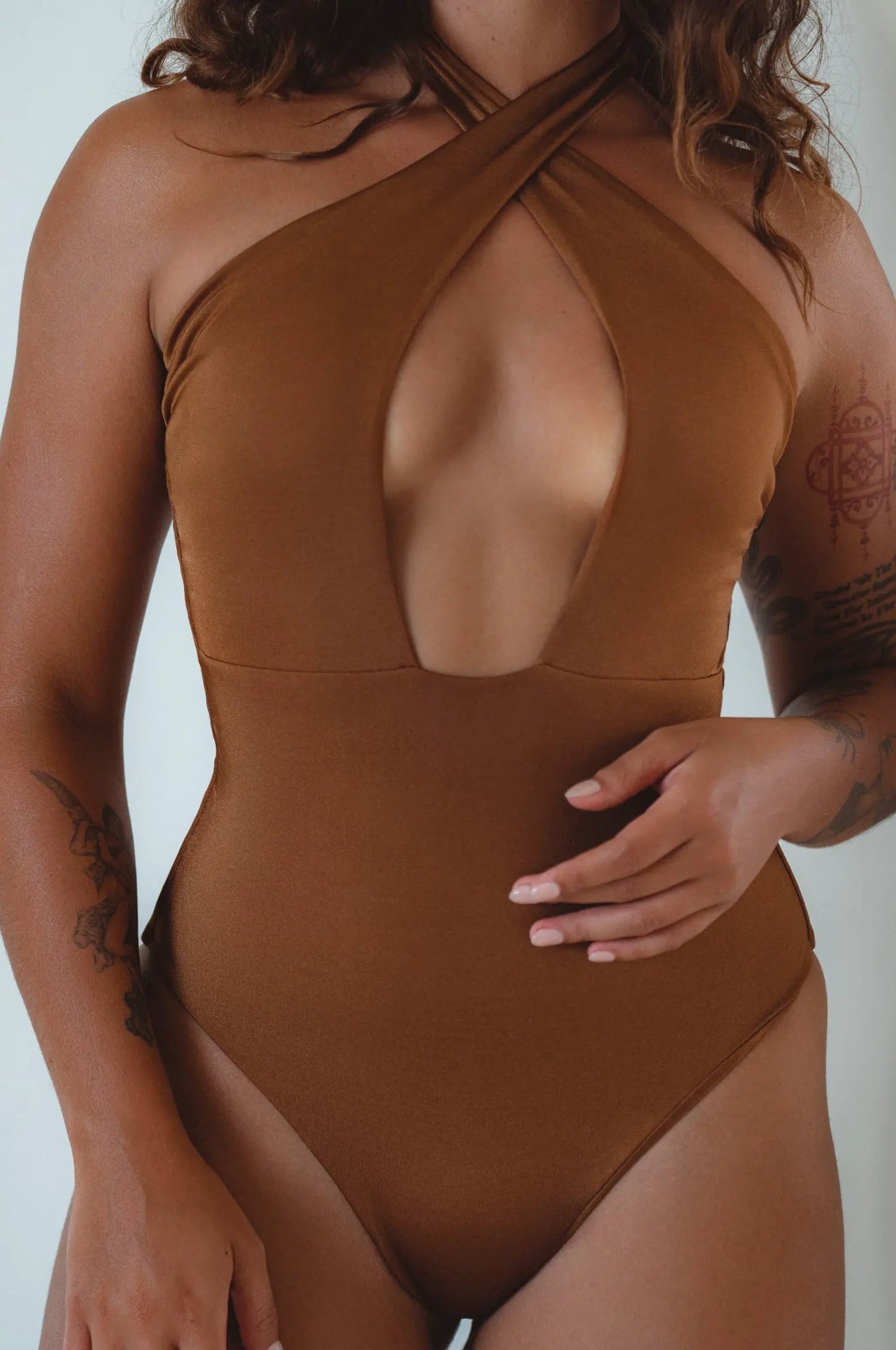 Iliana Cross-Over One Piece Swimsuit by Islabayswim
