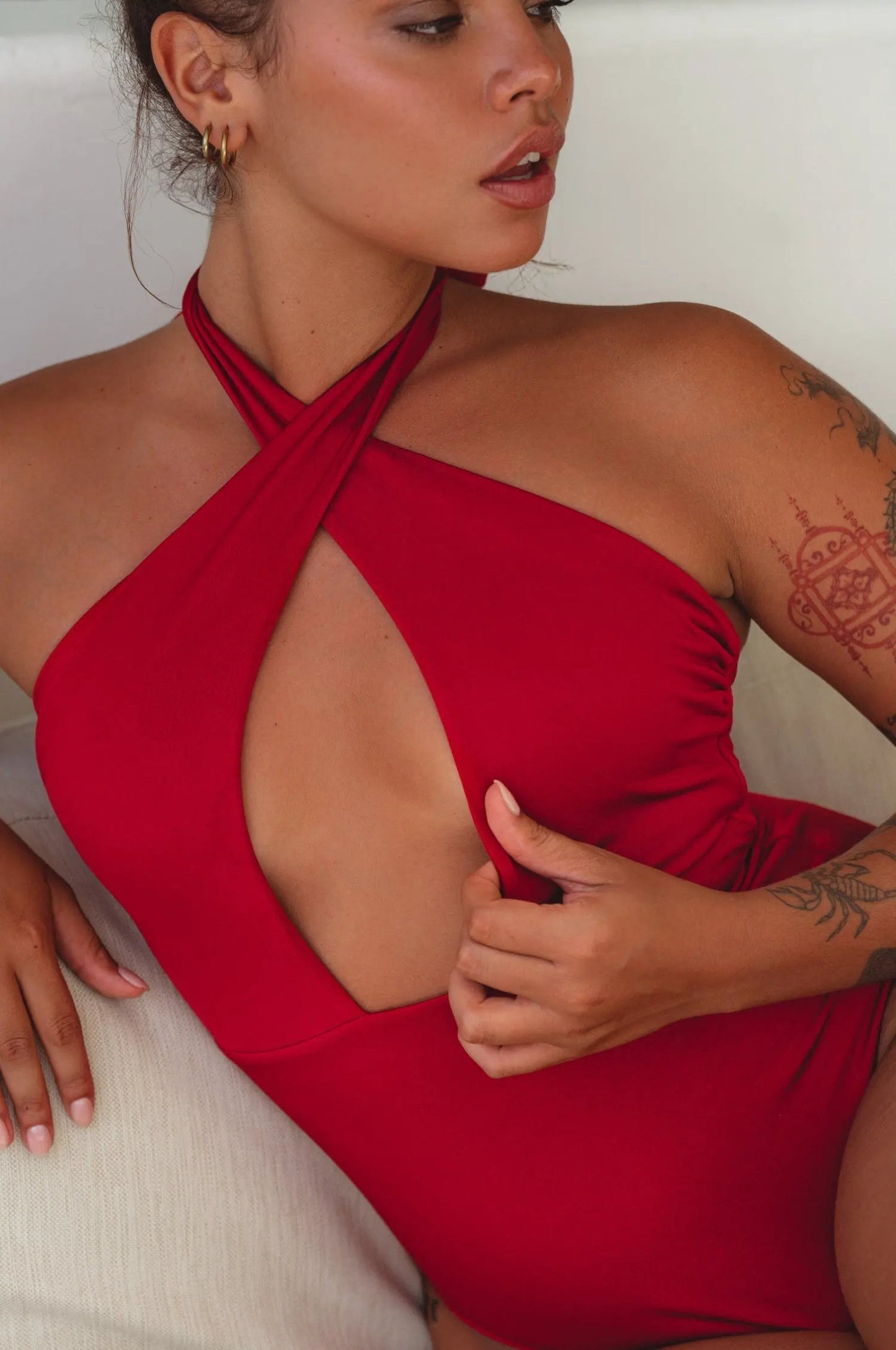 Iliana Cross-Over One Piece Swimsuit by Islabayswim
