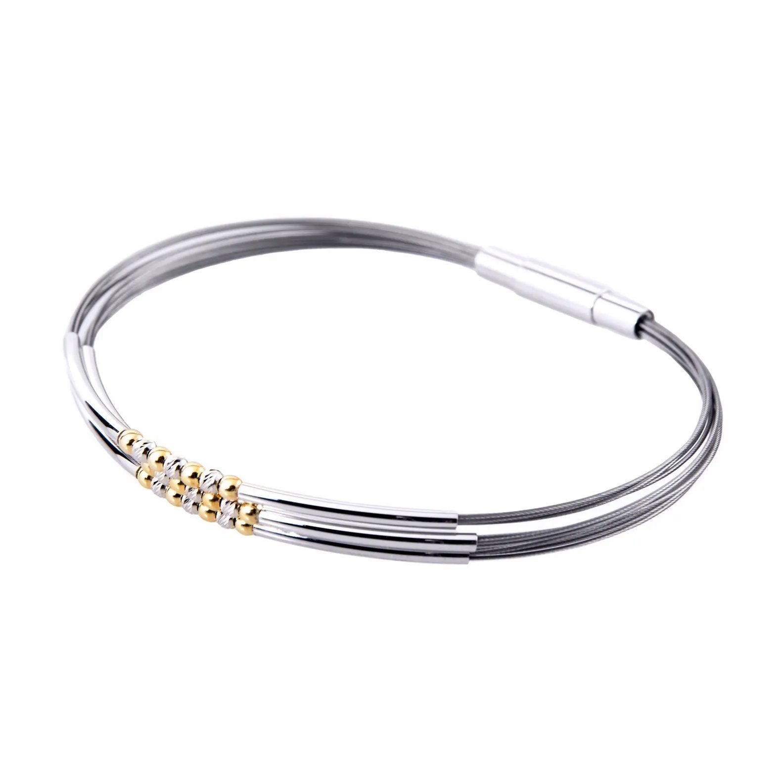 Gala Design Medea Gold Armband With Magnetic Clasp For Women by Jwls4u