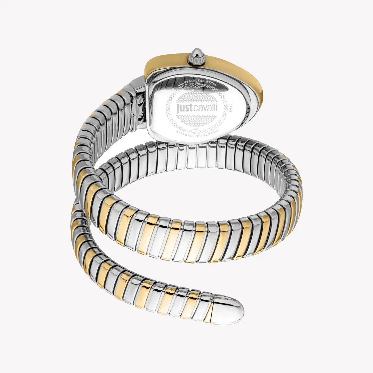 Just Cavalli Women's Two Tone Silver & Gold Watch, Silver Dial | Jc1l249m0055 by JUST CAVALLI