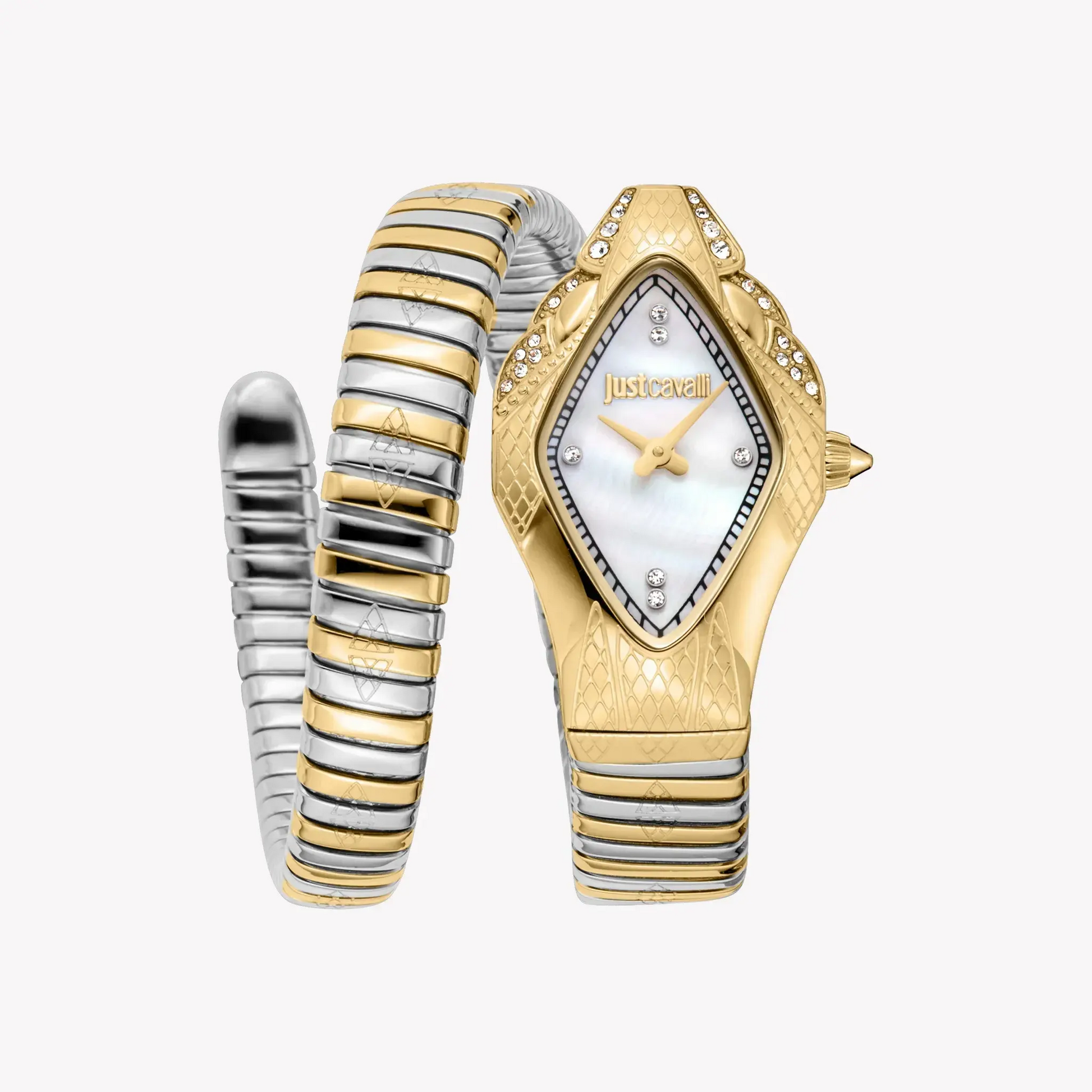 Just Cavalli Women's Two-Tone Gold Watch, Mother Of Pearls | Jc1l306m0065 by JUST CAVALLI