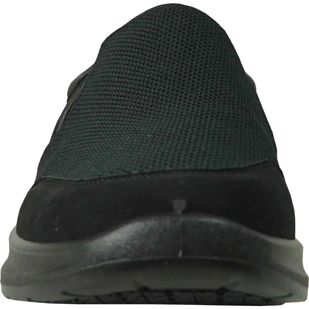 VANGELO Men Slip Resistant Shoe JIMMY-2 Black by Tux-USA