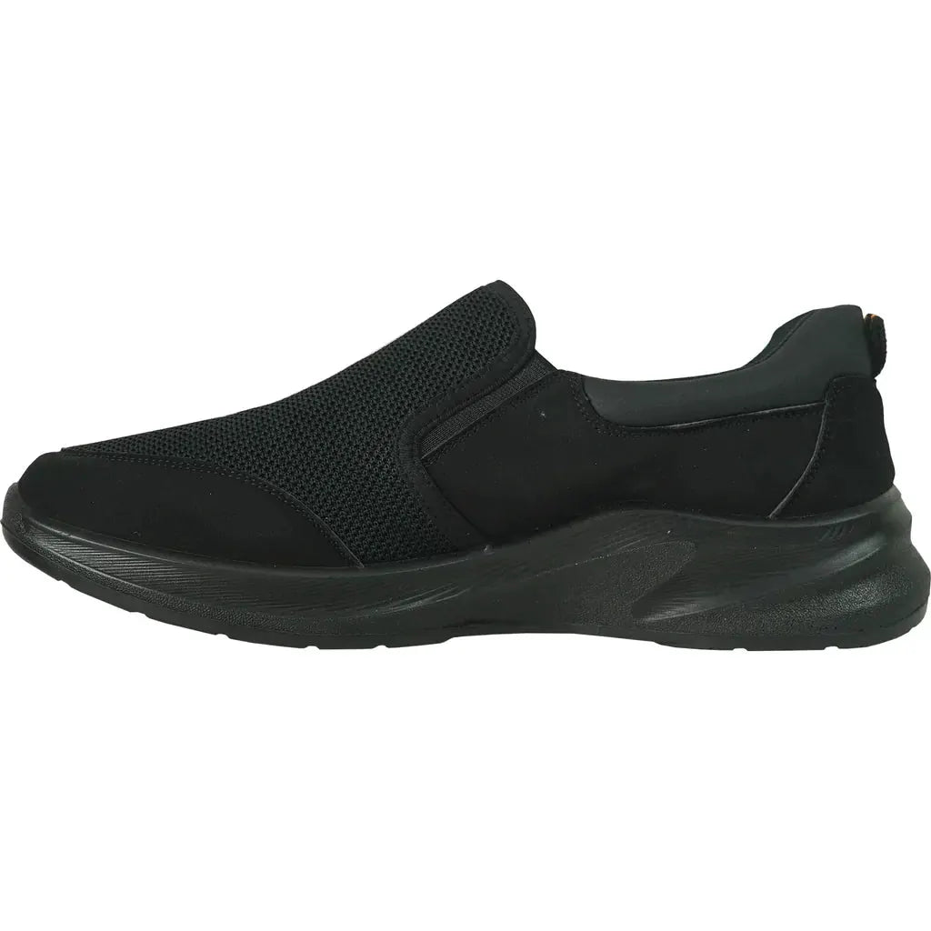 VANGELO Men Slip Resistant Shoe JIMMY-2 Black by Tux-USA