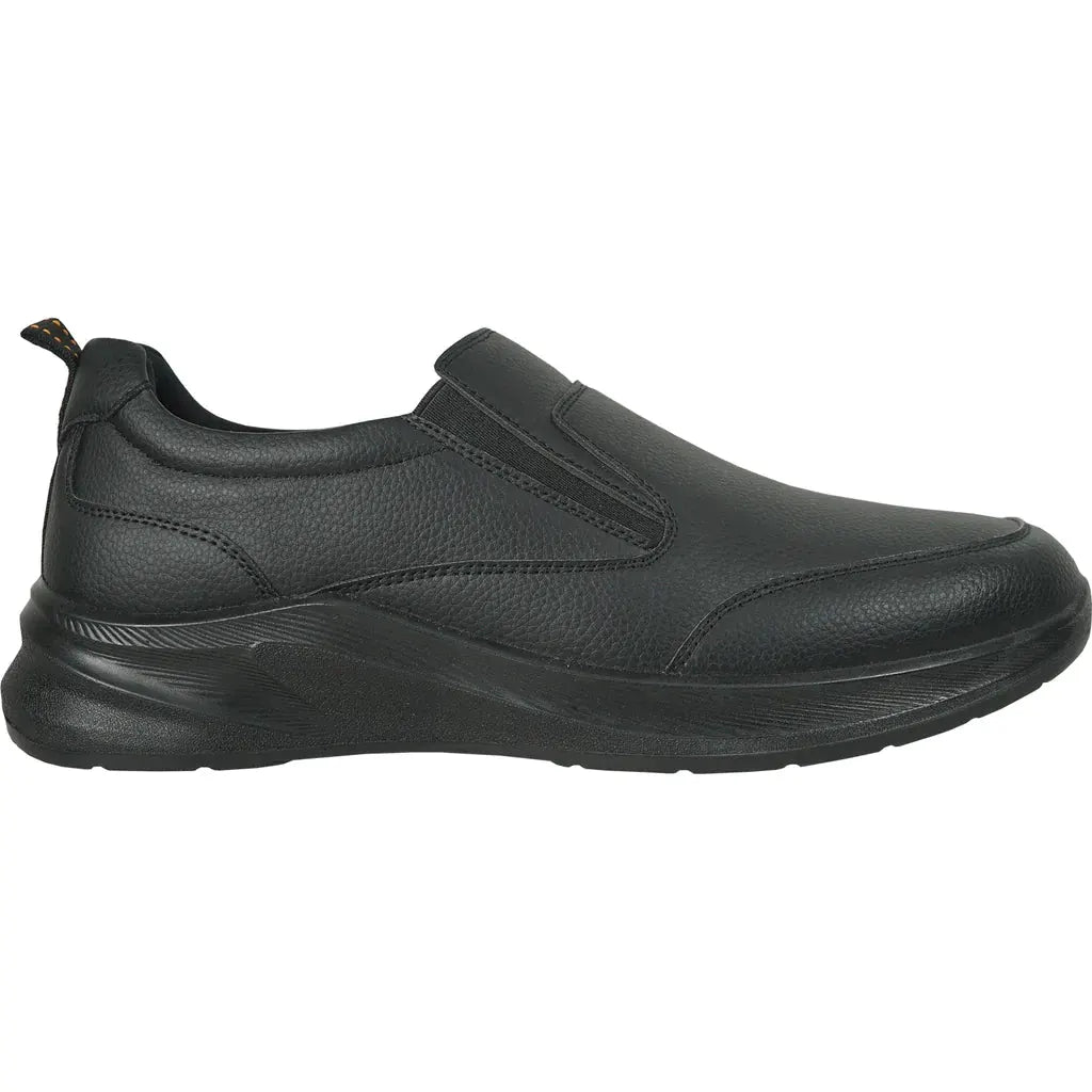 VANGELO Men Slip Resistant Shoe JIMMY-3 Black by Tux-USA