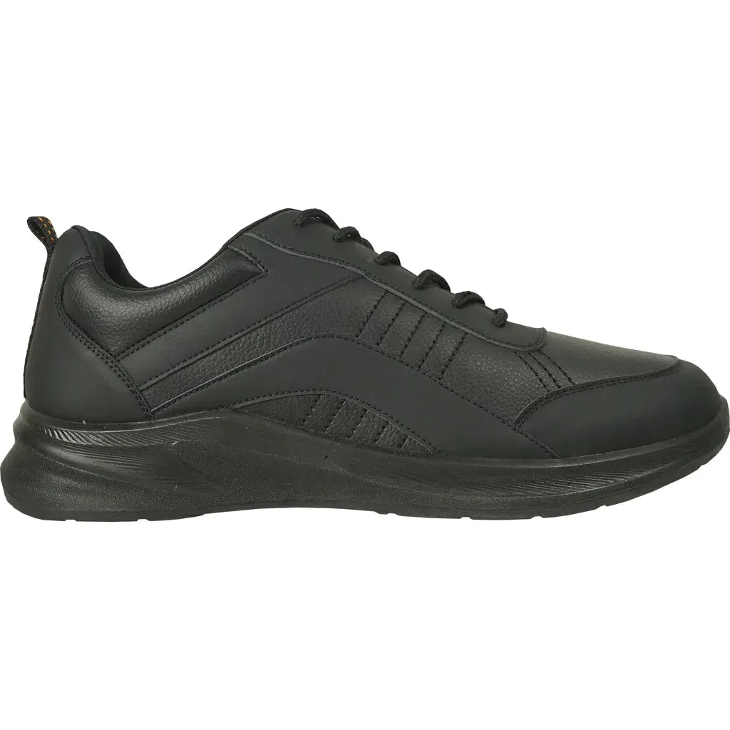 VANGELO Men Slip Resistant Shoe JIMMY-4 Black by Tux-USA