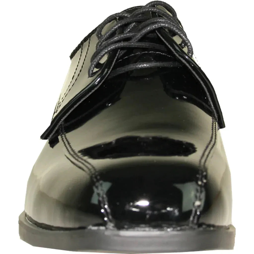 JEAN YVES Men Dress Shoe JY02 Oxford Formal Tuxedo for Prom & Wedding Shoe Black Patent by Tux-USA