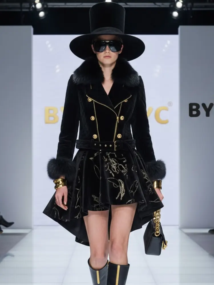 Jacket Black Women TRIBECA NYFW Collection BYMANYC ® New York by BYMANYC ® New York