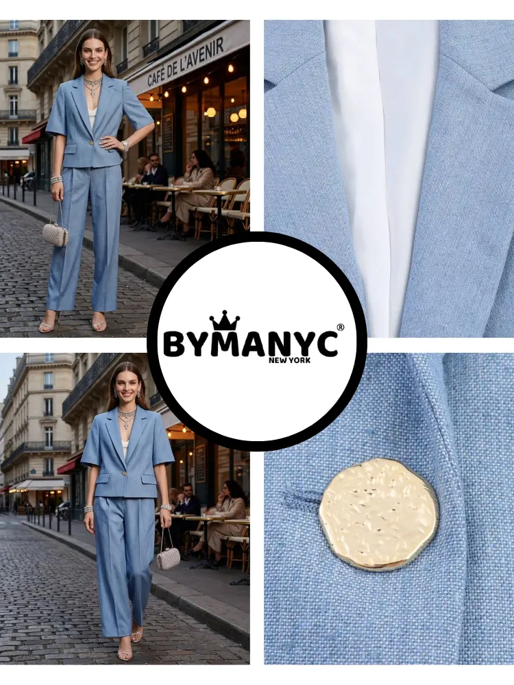 Jacket & Pants Set Women's ARC DE TRIOMPHE New Collection PARIS LE MARAIS BYMANYC ® New York by BYMANYC ® New York