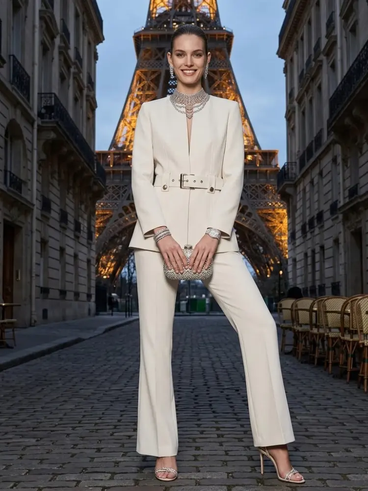 Jacket & Pants Set Women's AVENUE VICTOR HUGO New Collection PARIS LE MARAIS BYMANYC ® New York by BYMANYC ® New York