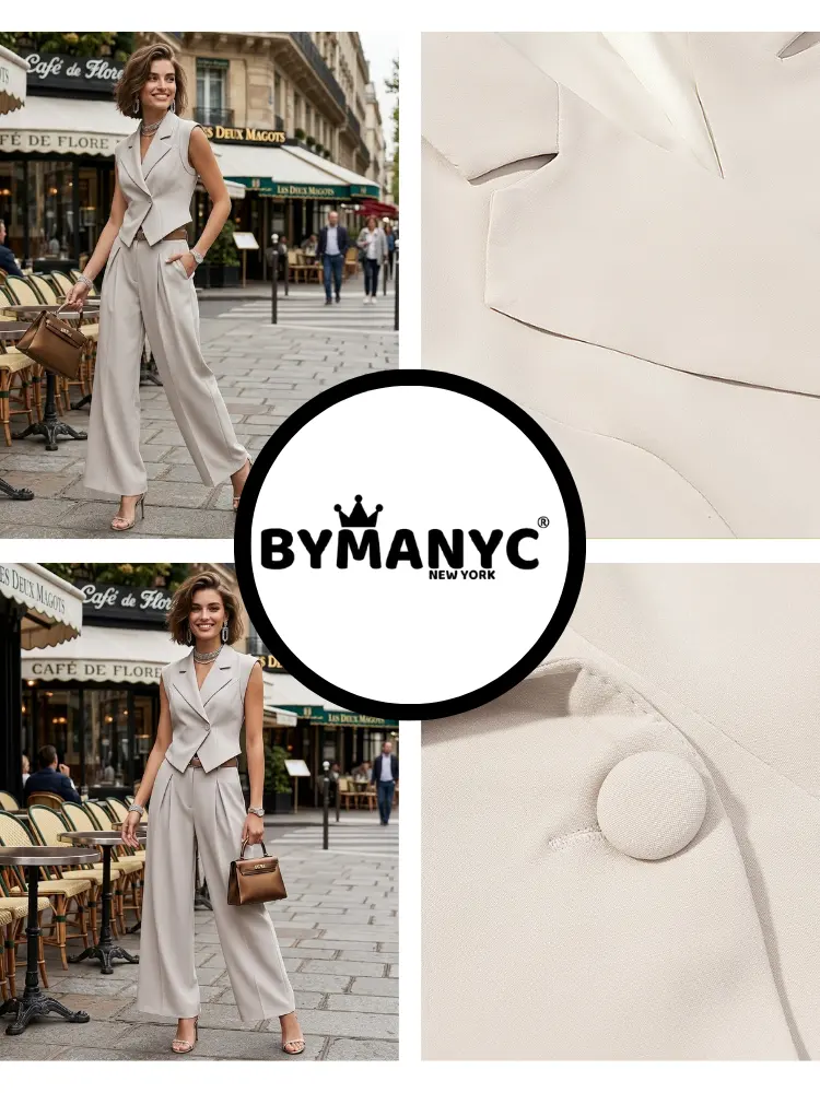 Jacket & Pants Set Women's JARDIN DES PLANTES New Collection PARIS LE MARAIS BYMANYC ® New York by BYMANYC ® New York