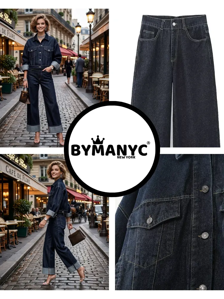 Jacket & Pants Set Women's RUE DE RIVOLI New Collection PARIS LE MARAIS BYMANYC ® New York by BYMANYC ® New York