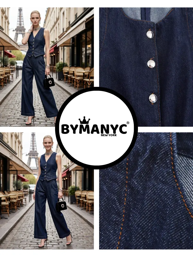 Jacket & Pants Set Women's VENDÔME LUXE New Collection PARIS LE MARAIS BYMANYC ® New York by BYMANYC ® New York