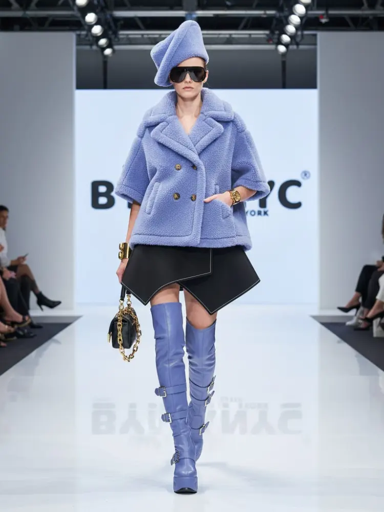 Jacket Purple Women SOHO NYFW Collection BYMANYC ® New York by BYMANYC ® New York