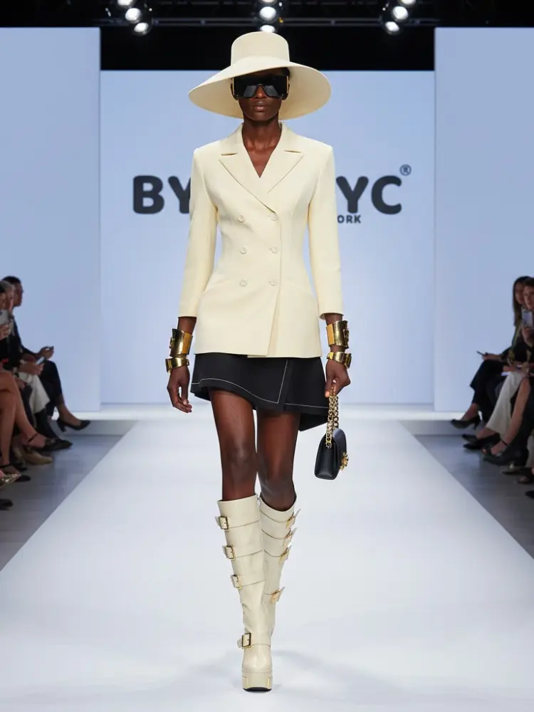 Jacket Yellow Women DUMBO NYFW Collection BYMANYC ® New York by BYMANYC ® New York