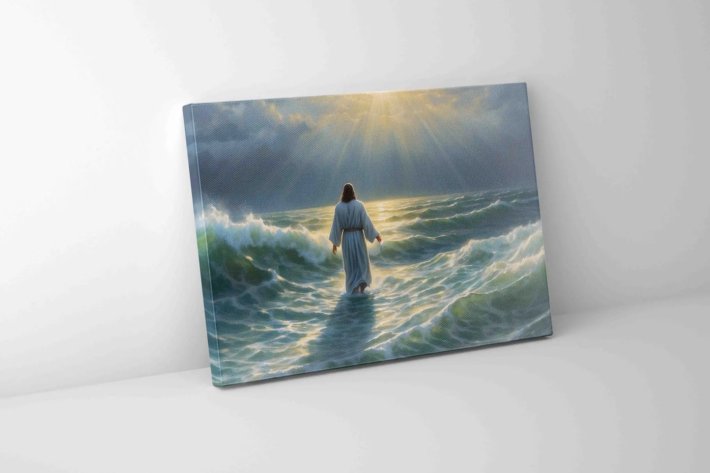 Jesus walks on water-Christ Wall art by GTA ART