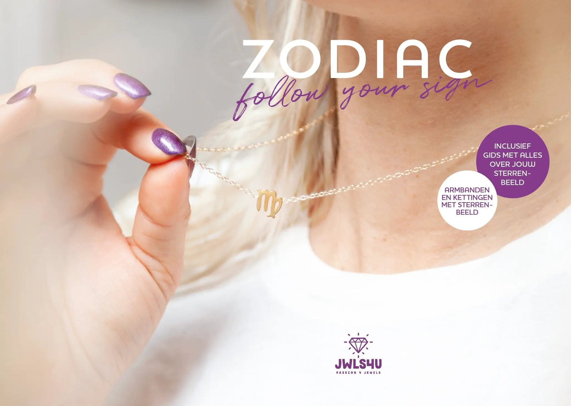 Maagd Armband Gold-Plated Zodiac ZB009G Jwls4u by Jwls4u
