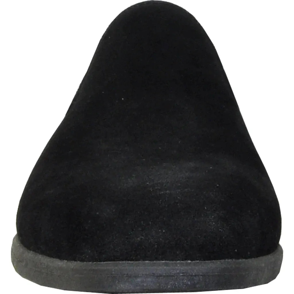 Tuxedo Shoes Slip-On Black Suede Formal Dress Shoes for Evening Wear by Tux-USA