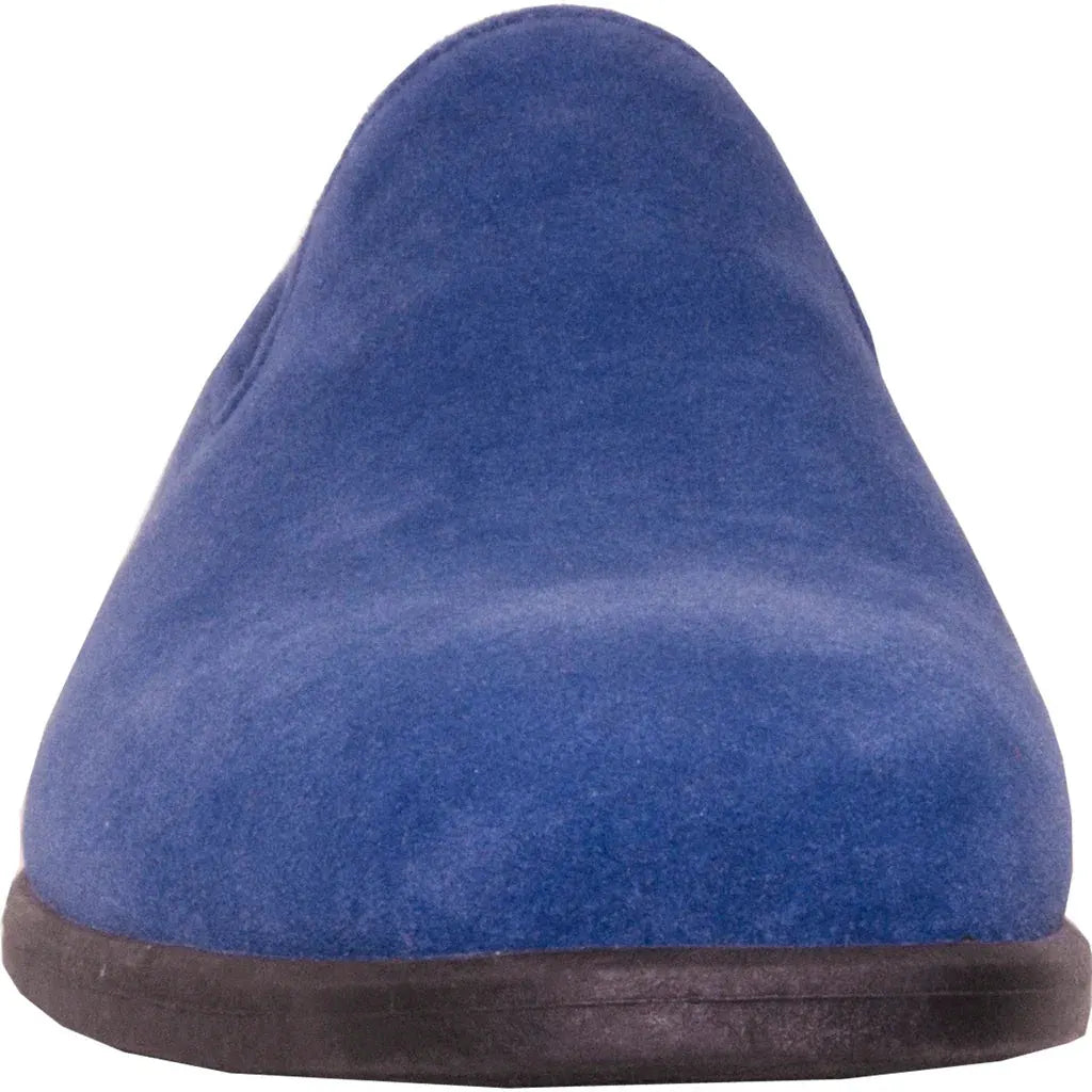 "Chelsea" Blue Suede Tuxedo Shoes by Tux-USA