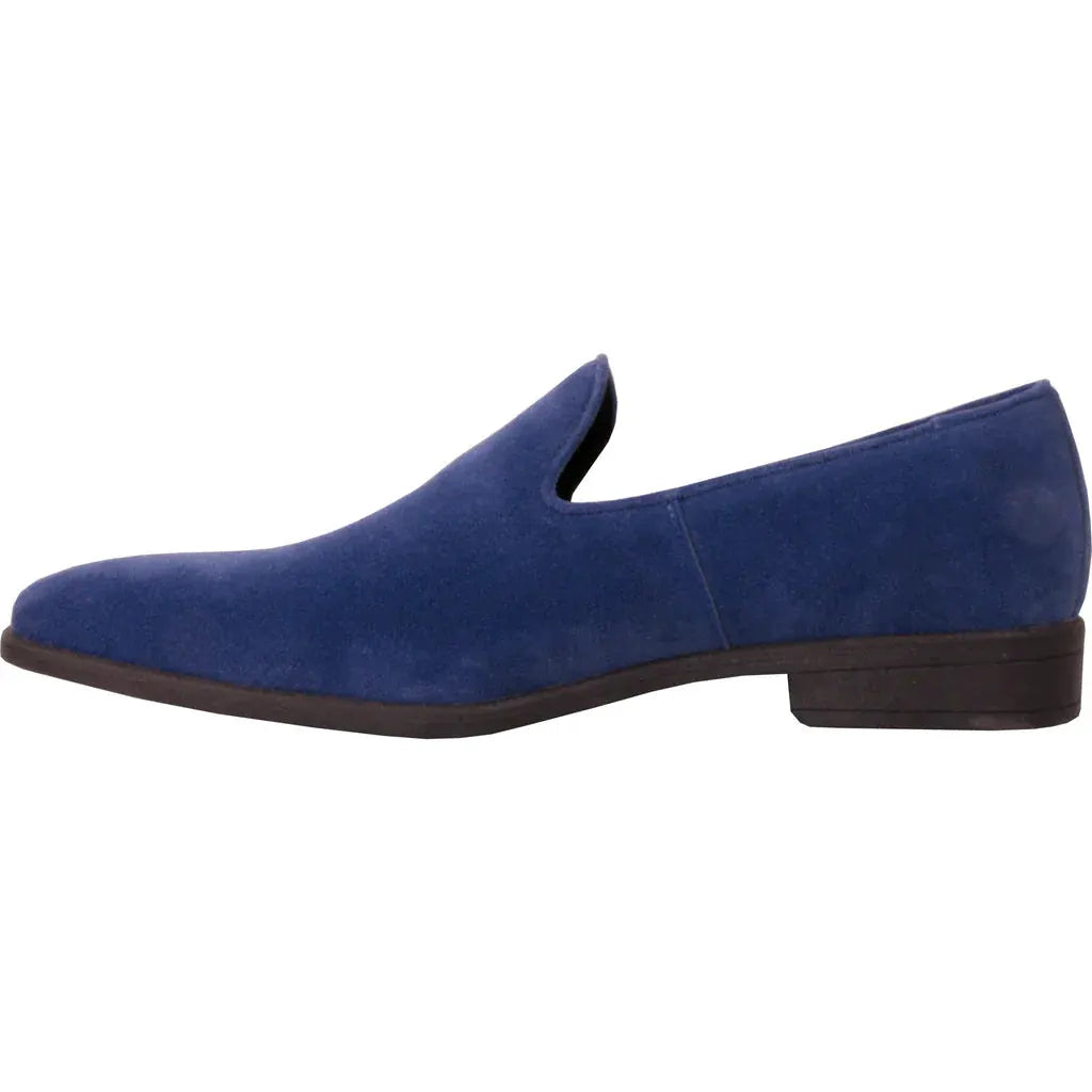 "Chelsea" Blue Suede Tuxedo Shoes by Tux-USA