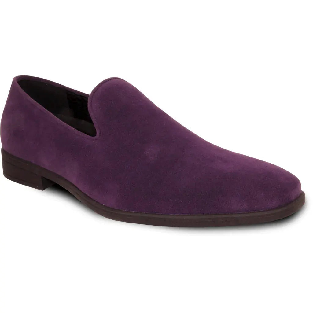 "Chelsea" Purple Suede Tuxedo Shoes by Tux-USA